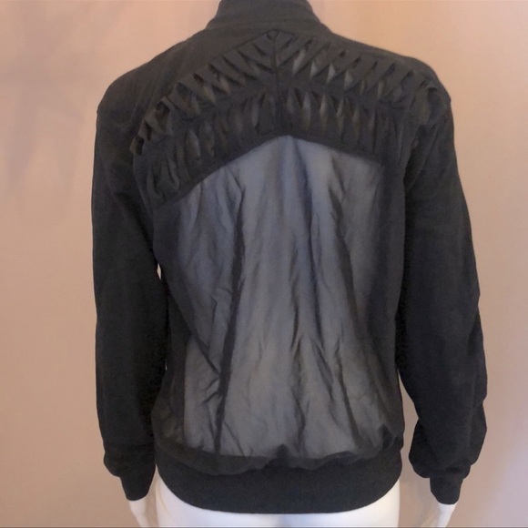 Victoria's Secret Jackets & Blazers - Victoria’s Secret Sport Mesh Back Bomber Jacket